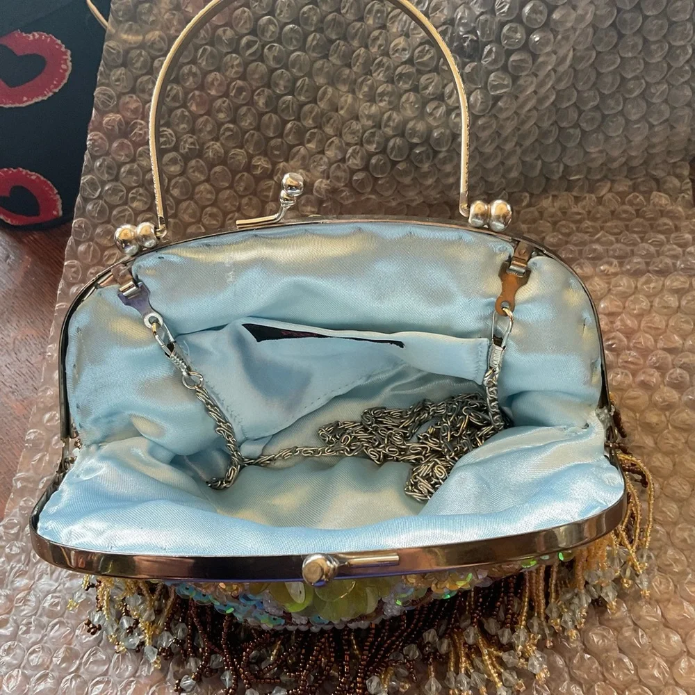 Beaded  purse by ‘’   ‘’ BEADSTIX  ‘’’    Brand new no tags - Picture 4 of 11
